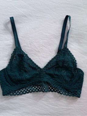 Blush Lace Bralette Teal